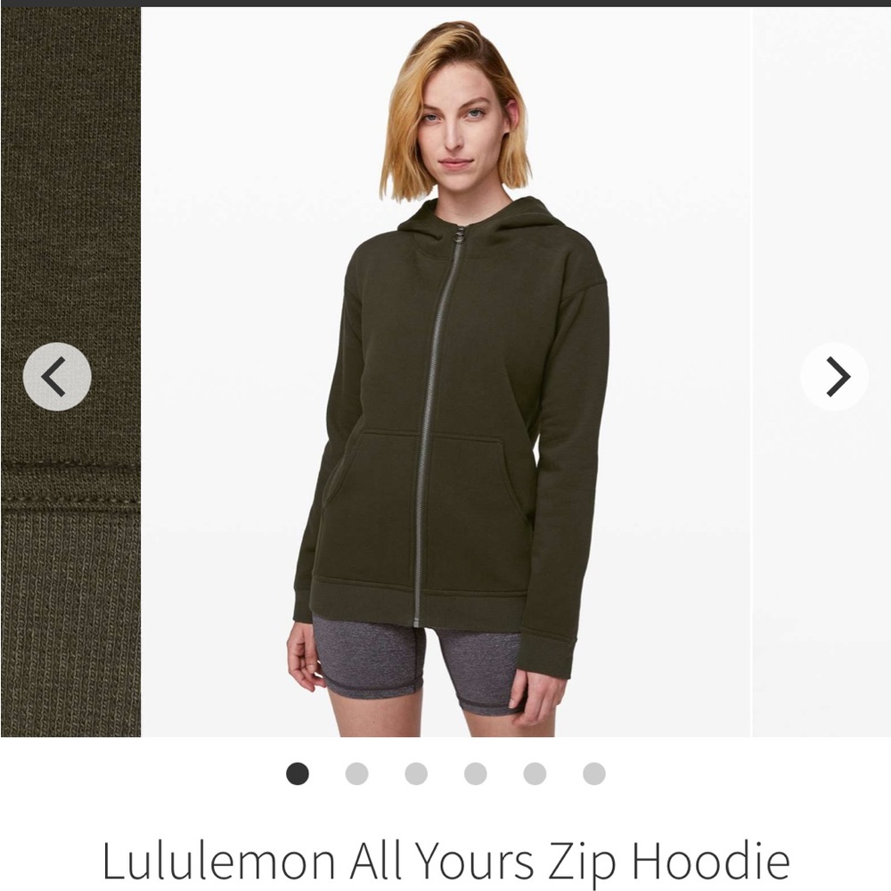 Lululemon all yours zip up hoodie!